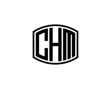 CHM logo tasarım vektör şablonu. CHM