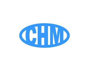 CHM logo tasarım vektör şablonu. CHM