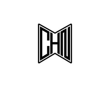 CHN Logo tasarım vektör şablonu. CHN