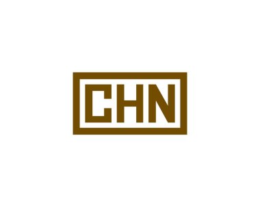 CHN Logo tasarım vektör şablonu. CHN