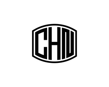 CHN Logo tasarım vektör şablonu. CHN