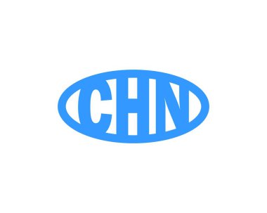 CHN Logo tasarım vektör şablonu. CHN
