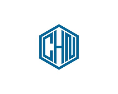 CHN Logo tasarım vektör şablonu. CHN