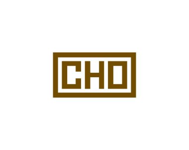 CHO logo tasarım vektör şablonu. CHO