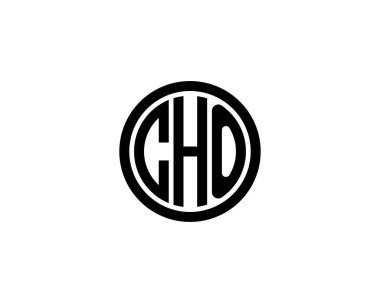 CHO logo tasarım vektör şablonu. CHO