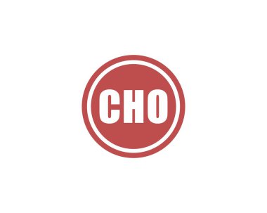CHO logo tasarım vektör şablonu. CHO