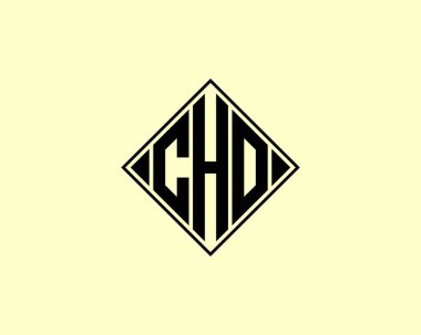 CHO logo tasarım vektör şablonu. CHO