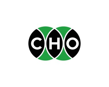 CHO logo tasarım vektör şablonu. CHO