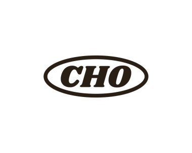 CHO logo tasarım vektör şablonu. CHO