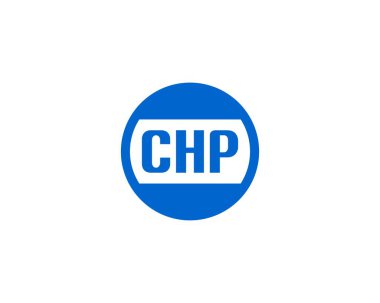 CHP Logo tasarım vektör şablonu. CHP
