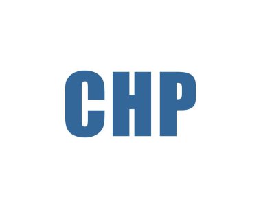 CHP Logo tasarım vektör şablonu. CHP