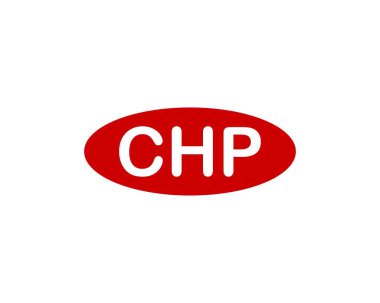 CHP Logo tasarım vektör şablonu. CHP
