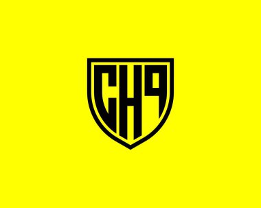 CHQ logo tasarım vektör şablonu. CHQ