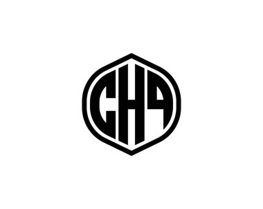CHQ logo tasarım vektör şablonu. CHQ