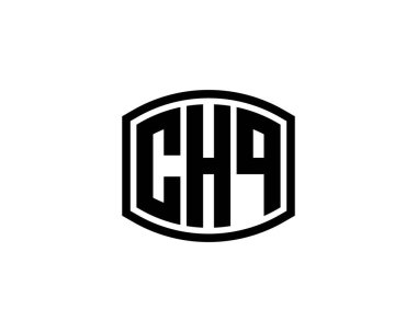 CHQ logo tasarım vektör şablonu. CHQ