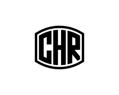 CHR logo tasarım vektör şablonu. CHR