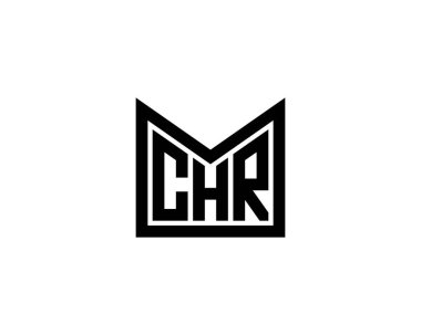 CHR logo tasarım vektör şablonu. CHR