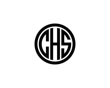 CHS logo tasarım vektör şablonu. CHS