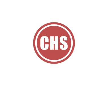 CHS logo tasarım vektör şablonu. CHS