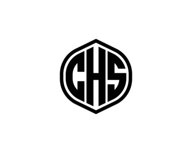CHS logo tasarım vektör şablonu. CHS
