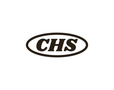 CHS logo tasarım vektör şablonu. CHS