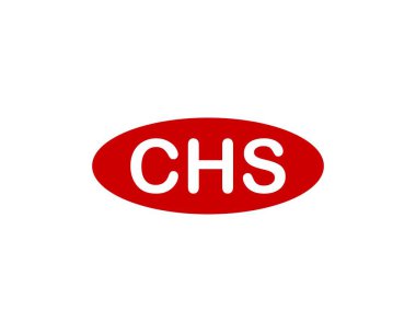 CHS logo tasarım vektör şablonu. CHS