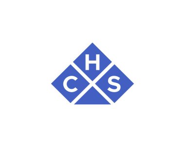 CHS logo tasarım vektör şablonu. CHS