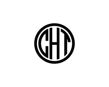 CHT logo tasarım vektör şablonu. CHT