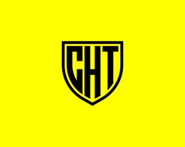 CHT logo tasarım vektör şablonu. CHT