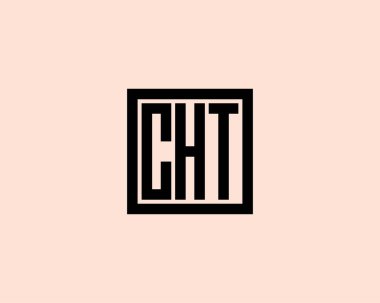 CHT logo tasarım vektör şablonu. CHT