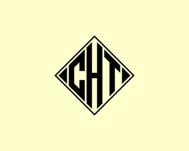 CHT logo tasarım vektör şablonu. CHT