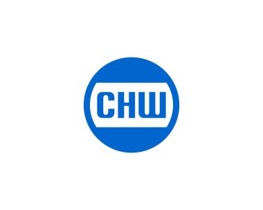 CHW logo tasarım vektör şablonu. Çeviri: