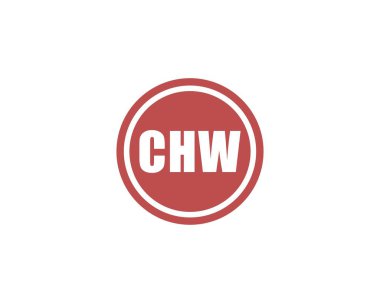 CHW logo tasarım vektör şablonu. Çeviri: