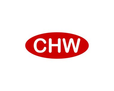 CHW logo tasarım vektör şablonu. Çeviri: