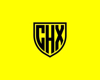CHX logo tasarım vektör şablonu. CHX