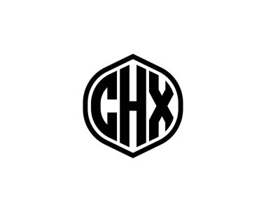 CHX logo tasarım vektör şablonu. CHX