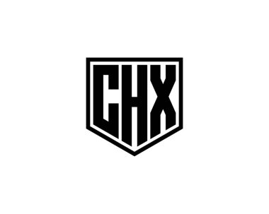 CHX logo tasarım vektör şablonu. CHX