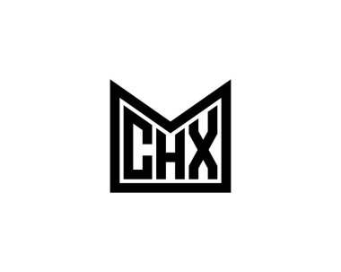 CHX logo tasarım vektör şablonu. CHX