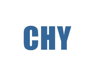 CHY Logo tasarım vektör şablonu. ÇOCUK