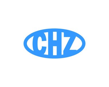 CHZ logo tasarım vektör şablonu. CHZ