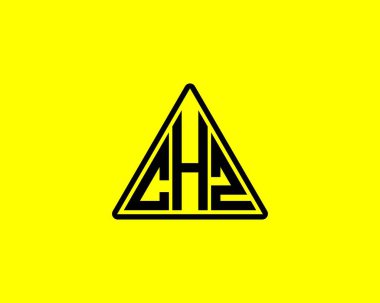 CHZ logo tasarım vektör şablonu. CHZ