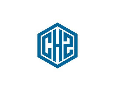 CHZ logo tasarım vektör şablonu. CHZ