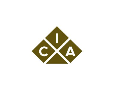 CIA logo tasarım vektör şablonu. CIA