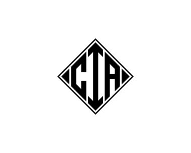 CIA logo tasarım vektör şablonu. CIA