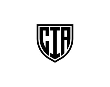 CIA logo tasarım vektör şablonu. CIA