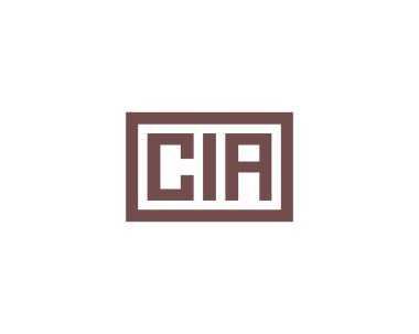 CIA logo tasarım vektör şablonu. CIA