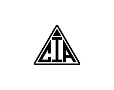 CIA logo tasarım vektör şablonu. CIA