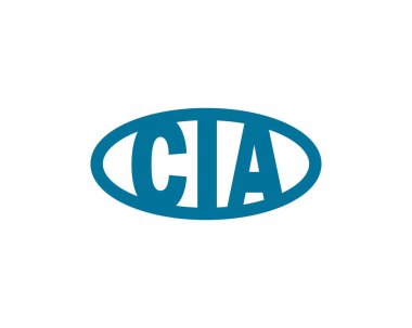 CIA logo tasarım vektör şablonu. CIA