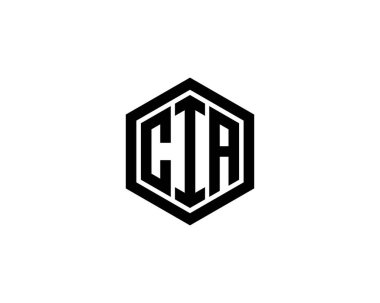CIA logo tasarım vektör şablonu. CIA
