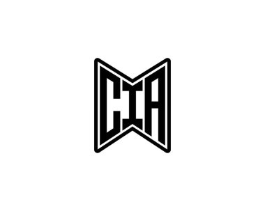 CIA logo tasarım vektör şablonu. CIA